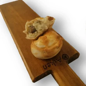 empanada de setas y queso roquefort